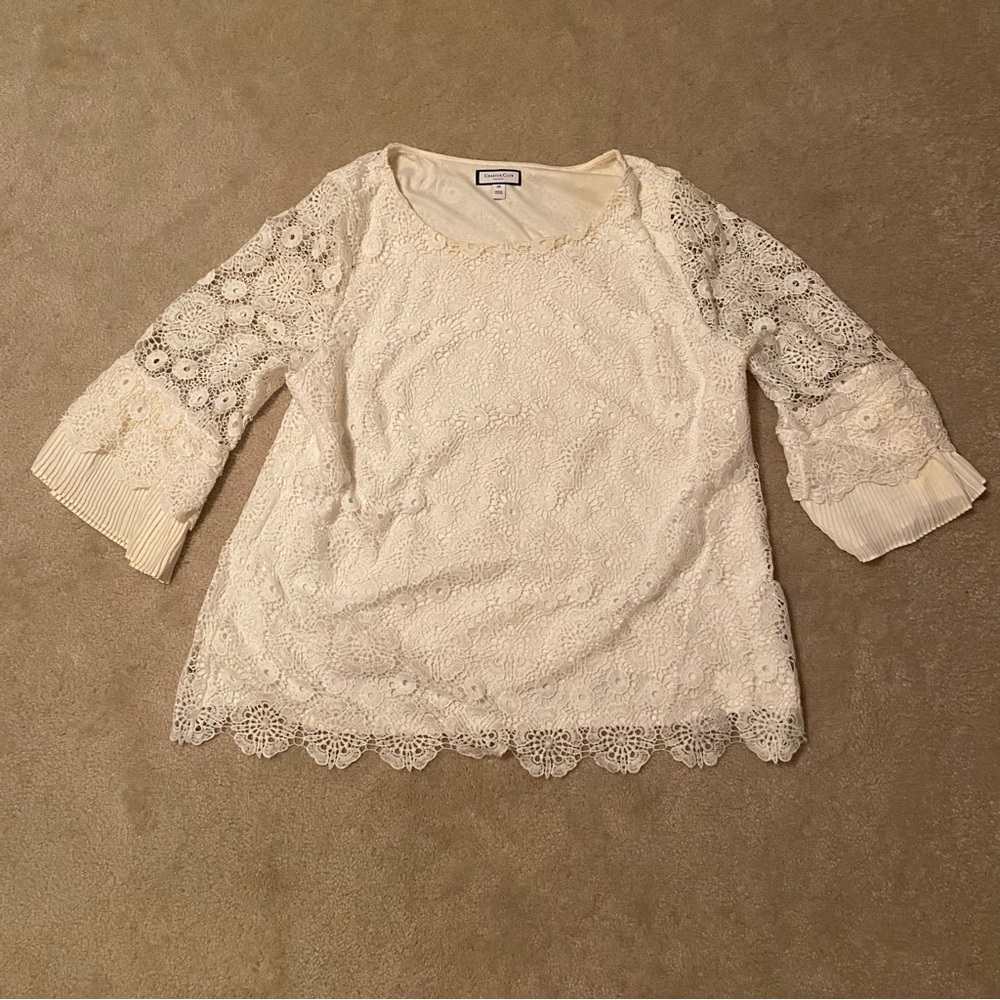 Charter Club Womens Blouse Shirt 3X